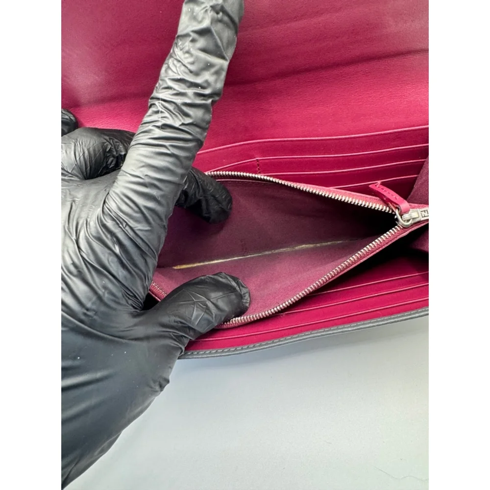 FENDI pink and grey wallet - Picture 9 of 11